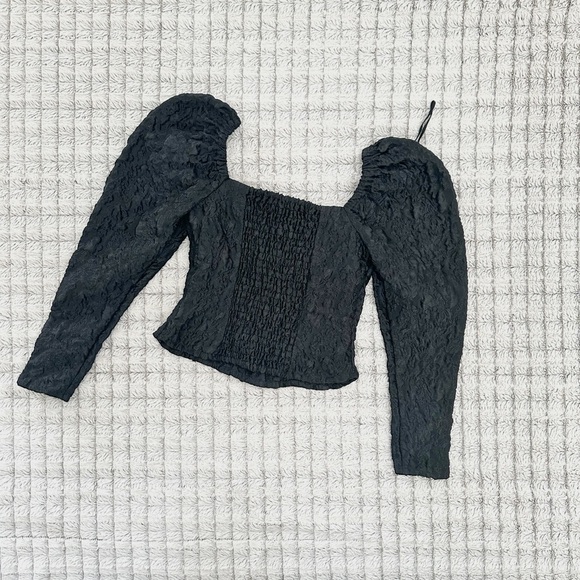 & Other Stories Jacquard Top - Picture 3 of 4